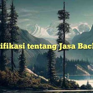 Identifikasi tentang Jasa Backlink