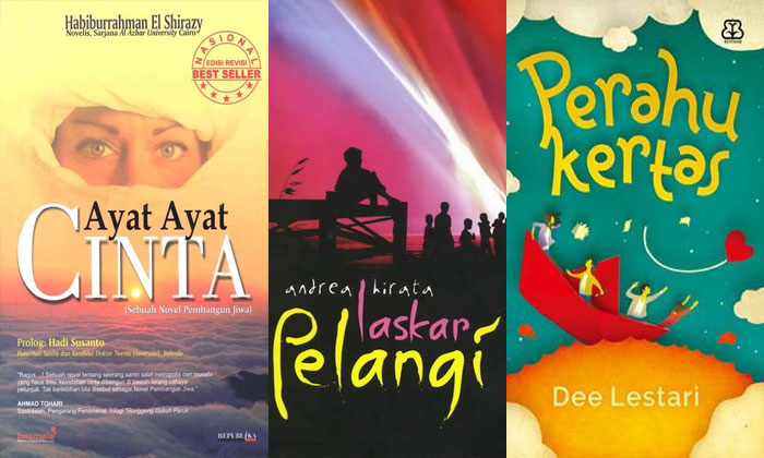 buku fiksi indonesia yang paling populer